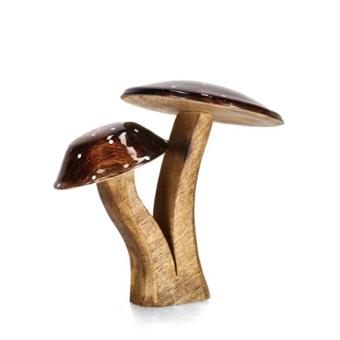 FUNGHI JASPER STAND MARRONE H.18
