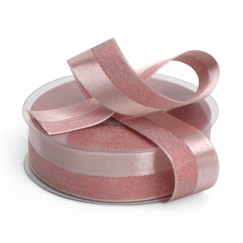 NASTRO RASO BRILLE 25MMX25MT ROSA ANTICO