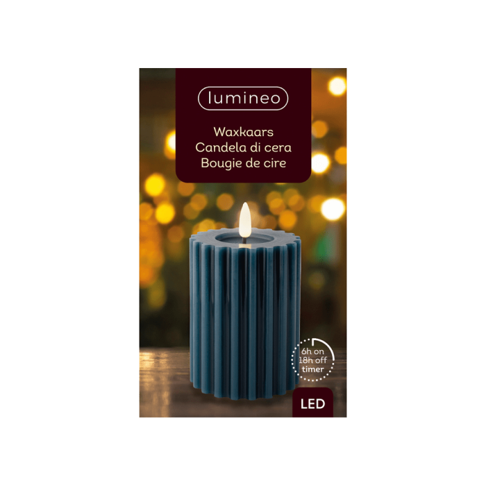 CANDELA LED RIGATA AVION H.12.3 CM.