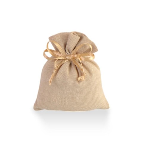 SACCHETTO COTONE MARRONE 8X10CM