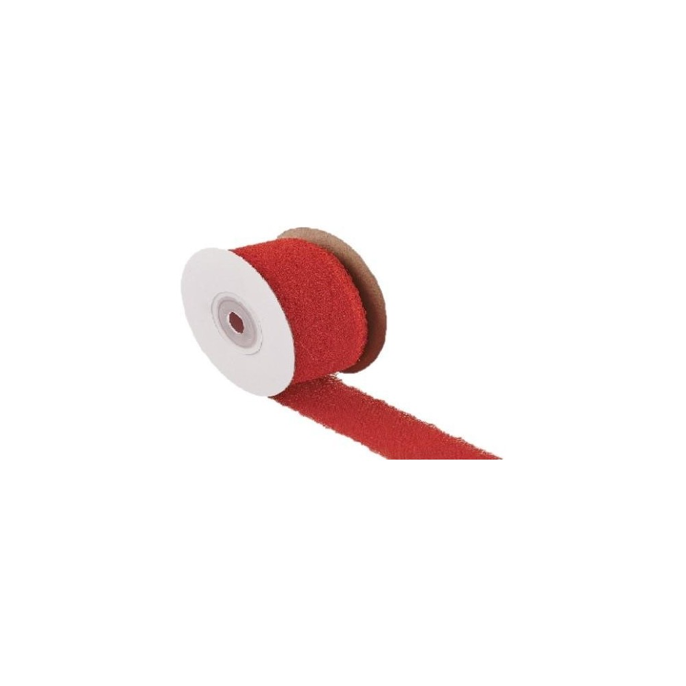 NASTRO SFRANGIATO 30MMX15MT ROSSO