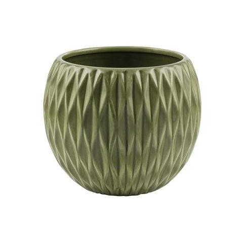SFERA CERAMICA ROMBI VERDE H.13.5