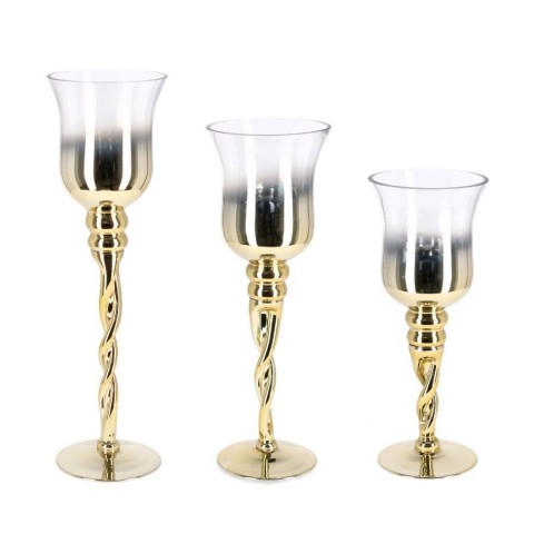 SET 3 PORTACANDELA 1P ARTHA