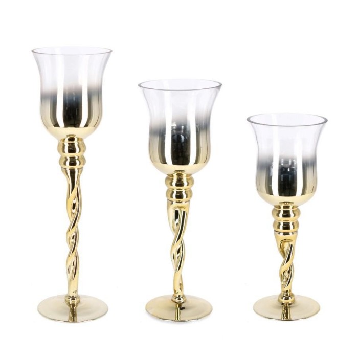 SET 3 PORTACANDELA 1P ARTHA