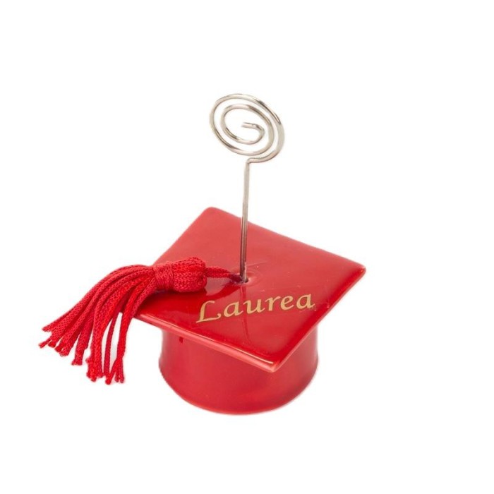 SEGNAPOSTO TOCCO LAUREA PORCELLANA 5XH9