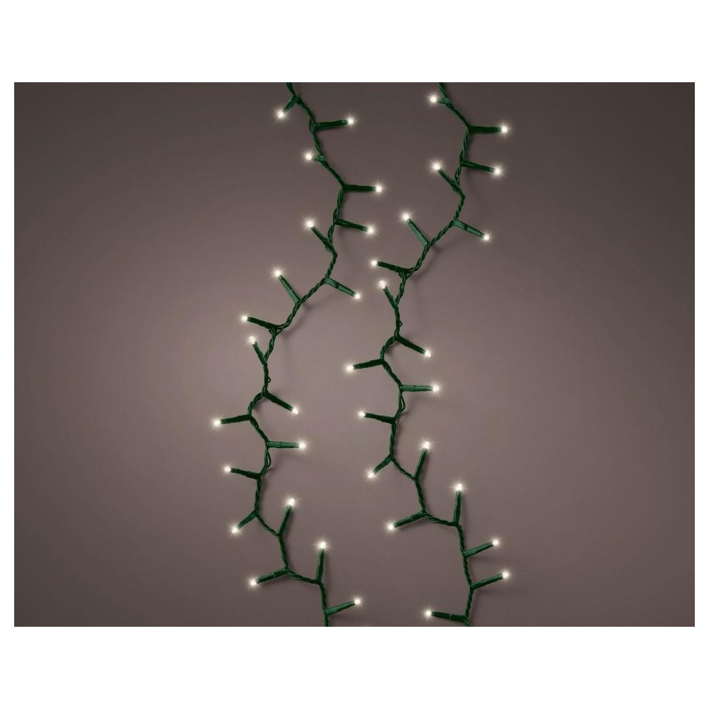 LUCI ALBERO L.60 MT 3000LED FILO VERDE LUCE CALDA