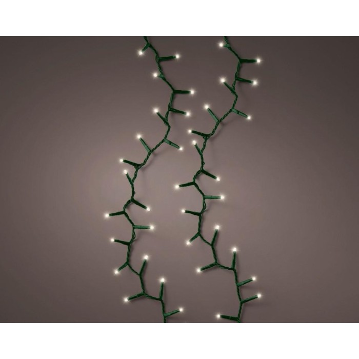 LUCI ALBERO L.60 MT 3000LED FILO VERDE LUCE CALDA