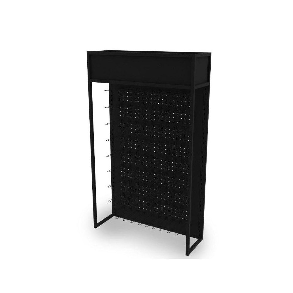 ESPOSITORE FERRO NERO H.200X120X40