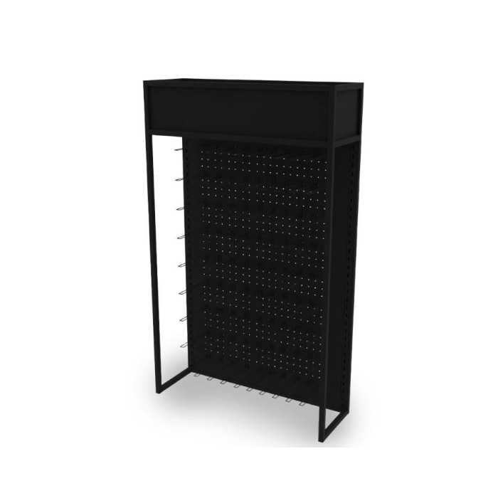 ESPOSITORE FERRO NERO H.200X120X40