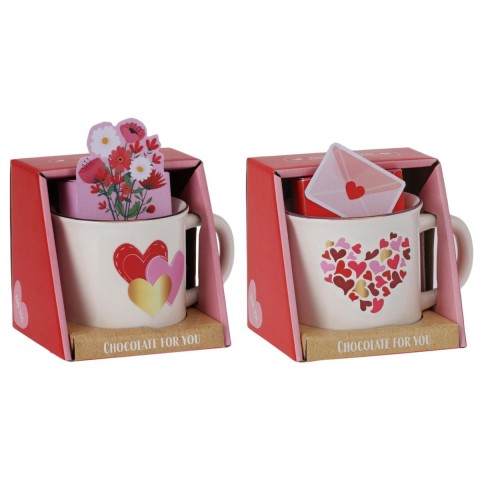 MUG CUORI CCIOCCOLATINI 2 ASSORTITI