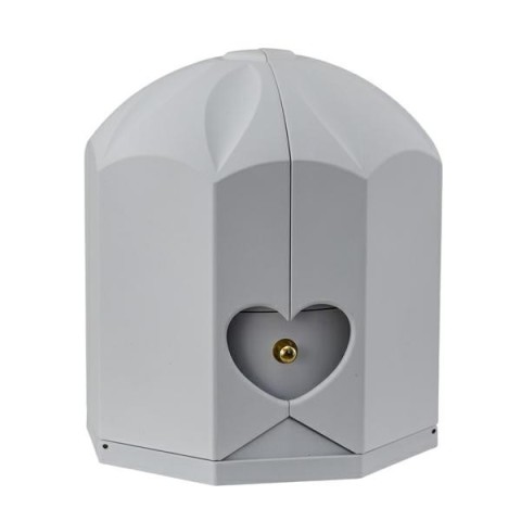 SCATOLA SURPRISE 12X12X13 LED BIANCA CON ROSA