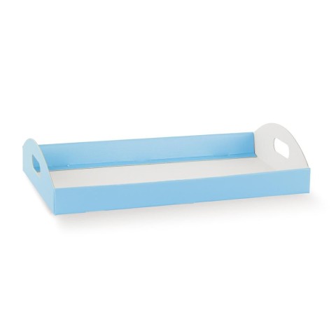 CESTO 435X290X45 FIBRA AZZURRA