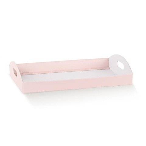 CESTO 435X290X45 FIBRA ROSA