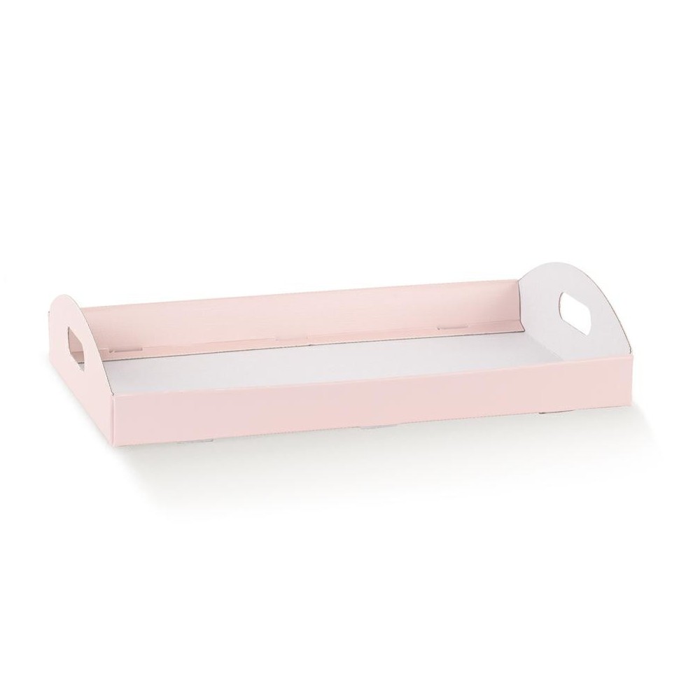 CESTO 435X290X45 FIBRA ROSA