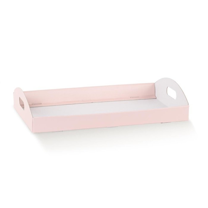 CESTO 435X290X45 FIBRA ROSA