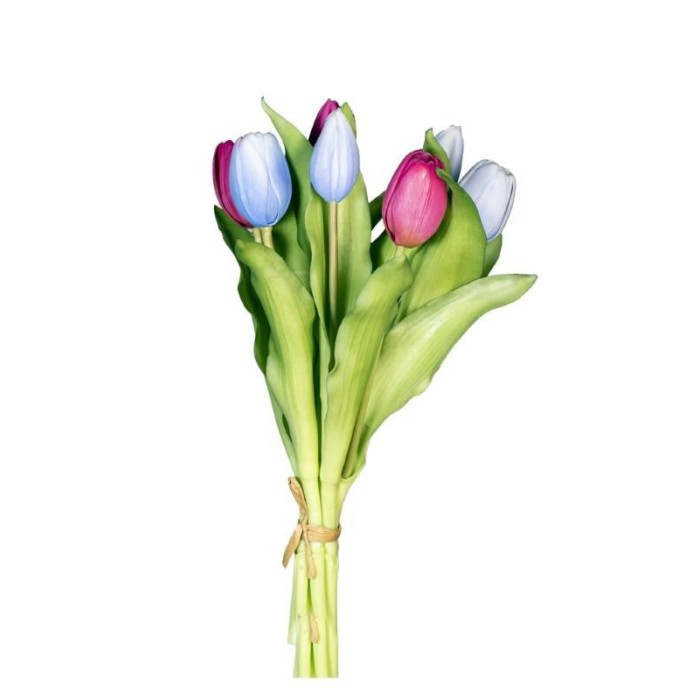 BUSH TULIPANI X7 30CM MIX FUXIA LANANDA