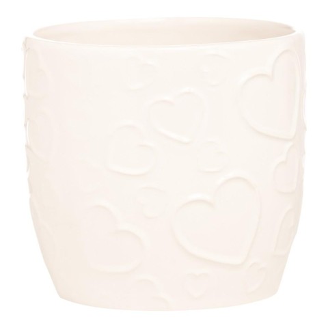 VASO CERAMICA CM.13.5 BIANCO