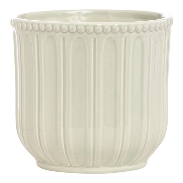 VASO CERAMICA CM.13 H.CM.12,5 VERDE