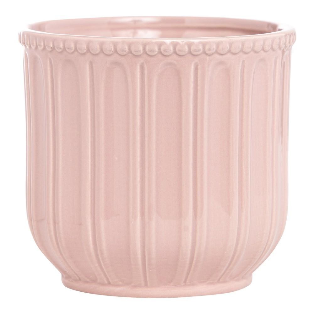 VASO CERAMICA CM.13 H.CM.12,5 ROSA