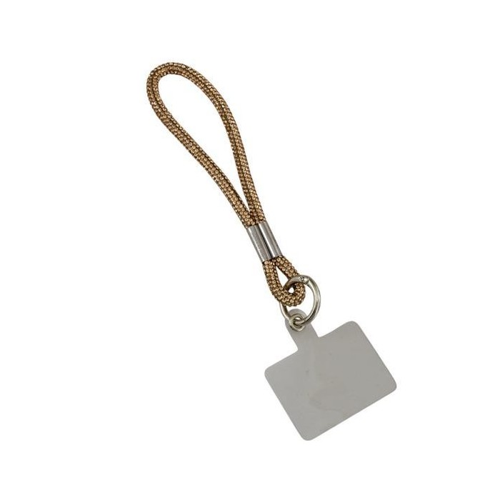 LACCIO STRASS ORO INTRECCIATO SMALL 17CM.