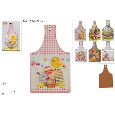 TAGLIERE BASE SUGHERO 17x28 DECORI PASQUALI ASS