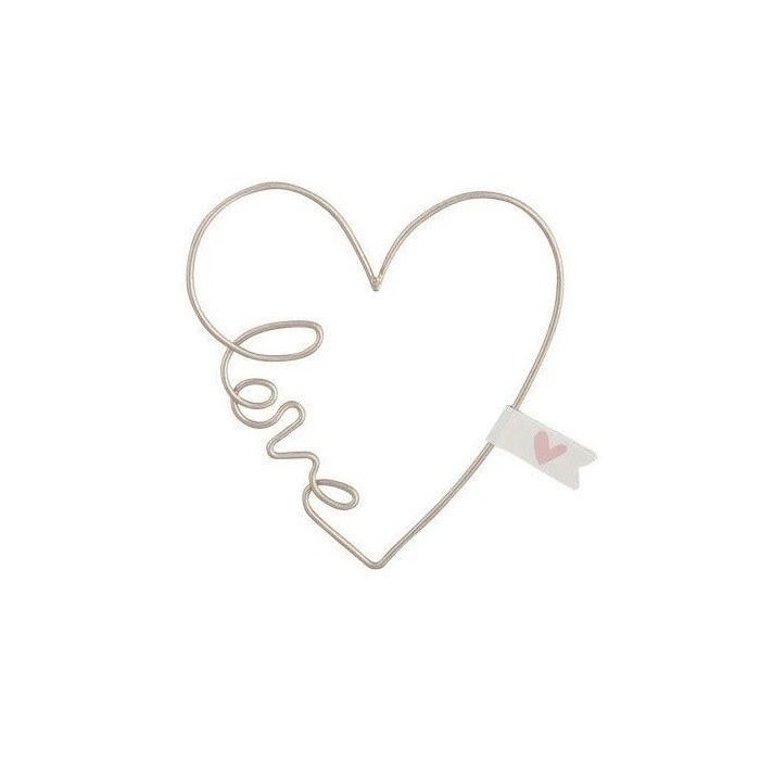 CUORE METALLO CHAMPAGNE