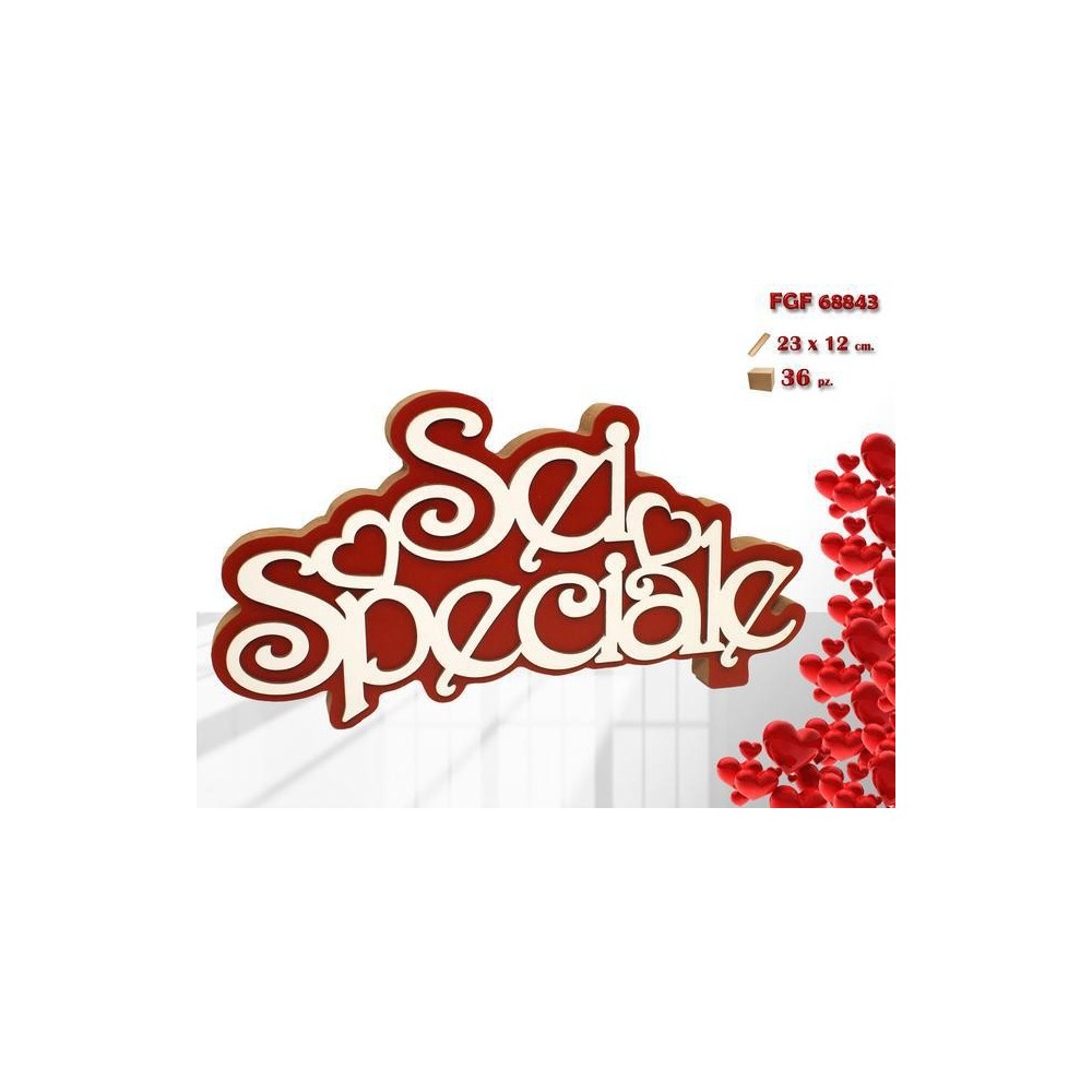 SCRITTA LEGNO SEI SPECIALE 23X12