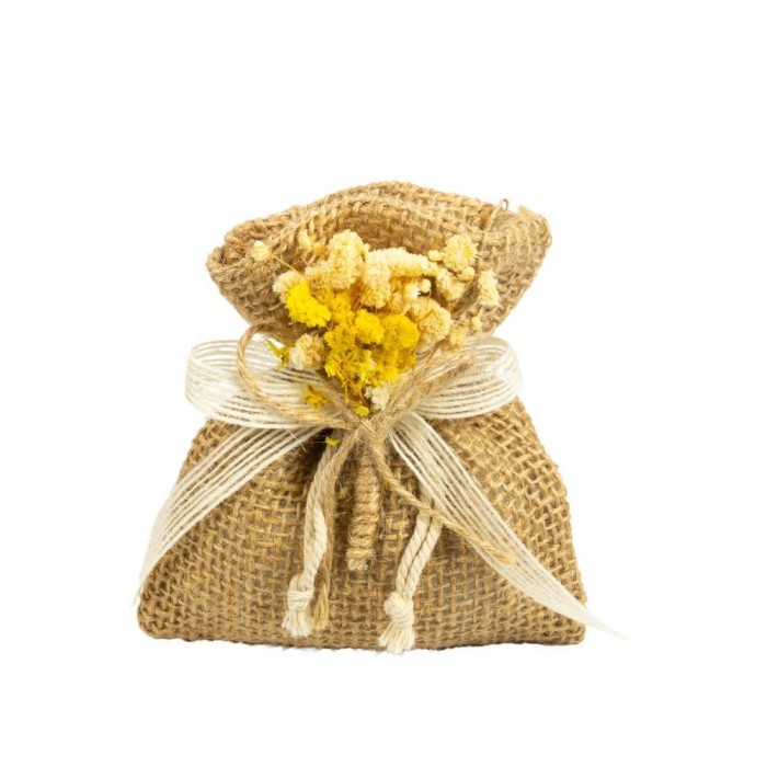 SACCHETTO YUTA NATURALE CM10X13H