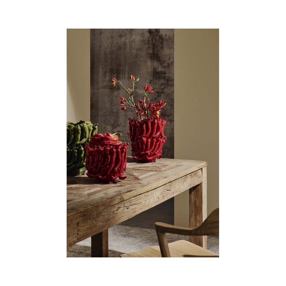 VASO PEPERONCINI SPICY ROSSO H32