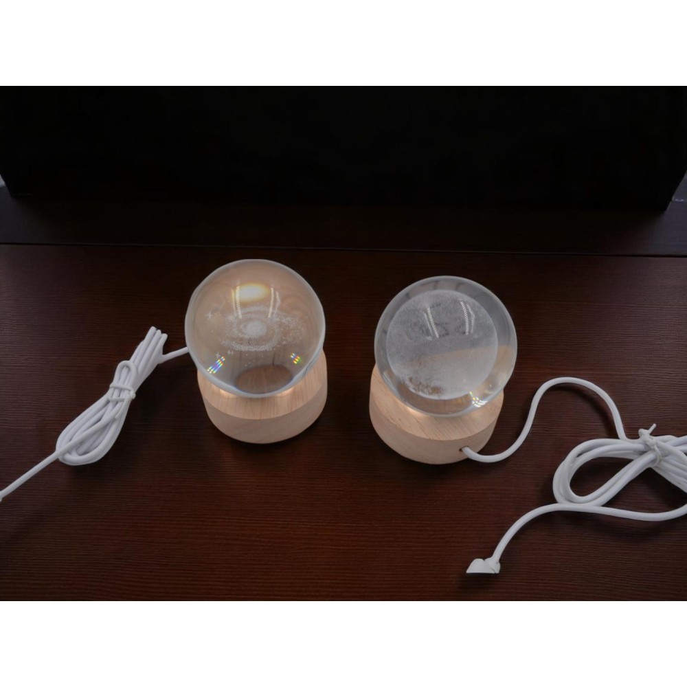 LAMPADA GLOBO VETRO LUCE UNIVERSO 6X8