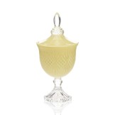 PORTA BOMBOM VETRO VERONICA GIALLO TENUE