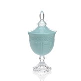 PORTA BOMBOM VETRO GENOVEFFA VERDE NIGELLA