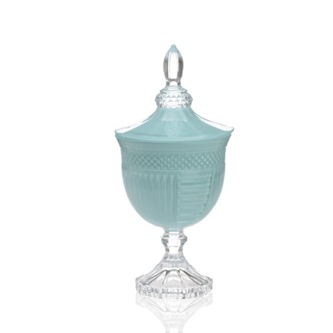 PORTA BOMBOM VETRO GENOVEFFA VERDE NIGELLA