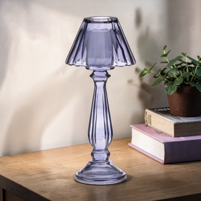 PORTACANDELA NERO SHAOLA H31 D