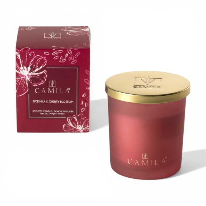 CANDELA PROFUMATA RISO E CILIEGIO H8XD7.5