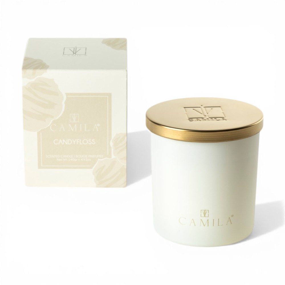 CANDELA PROFUMATA ZUCCHERO FILATO H8XD7.7