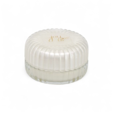 CANDELA VETRO H5X8CM BIANCA