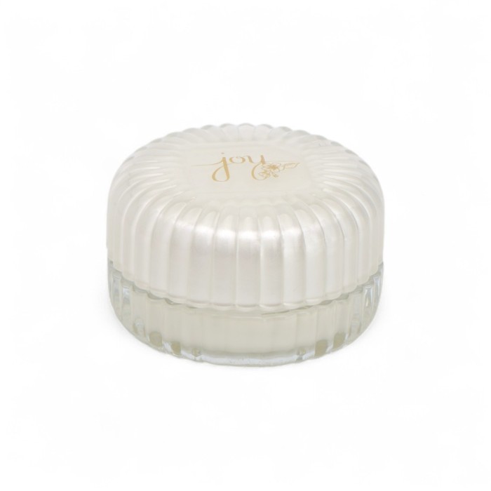 CANDELA VETRO H5X8CM BIANCA