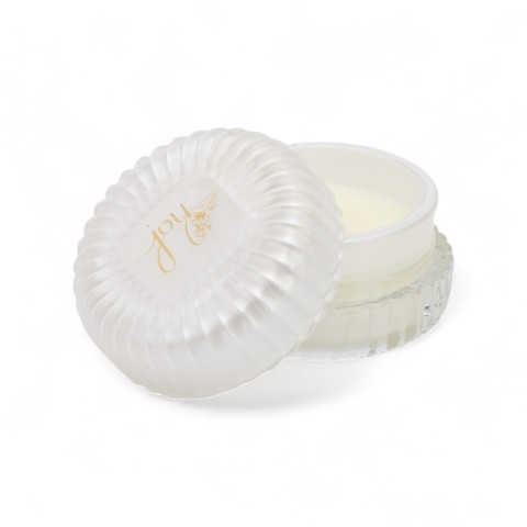 CANDELA VETRO H5X8CM BIANCA 2