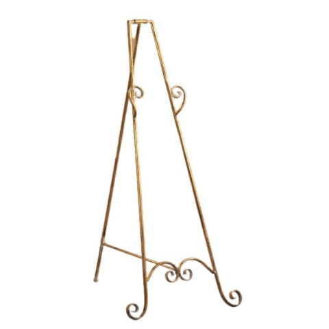 CAVALLETTO METALLO 78X60XH123 ORO