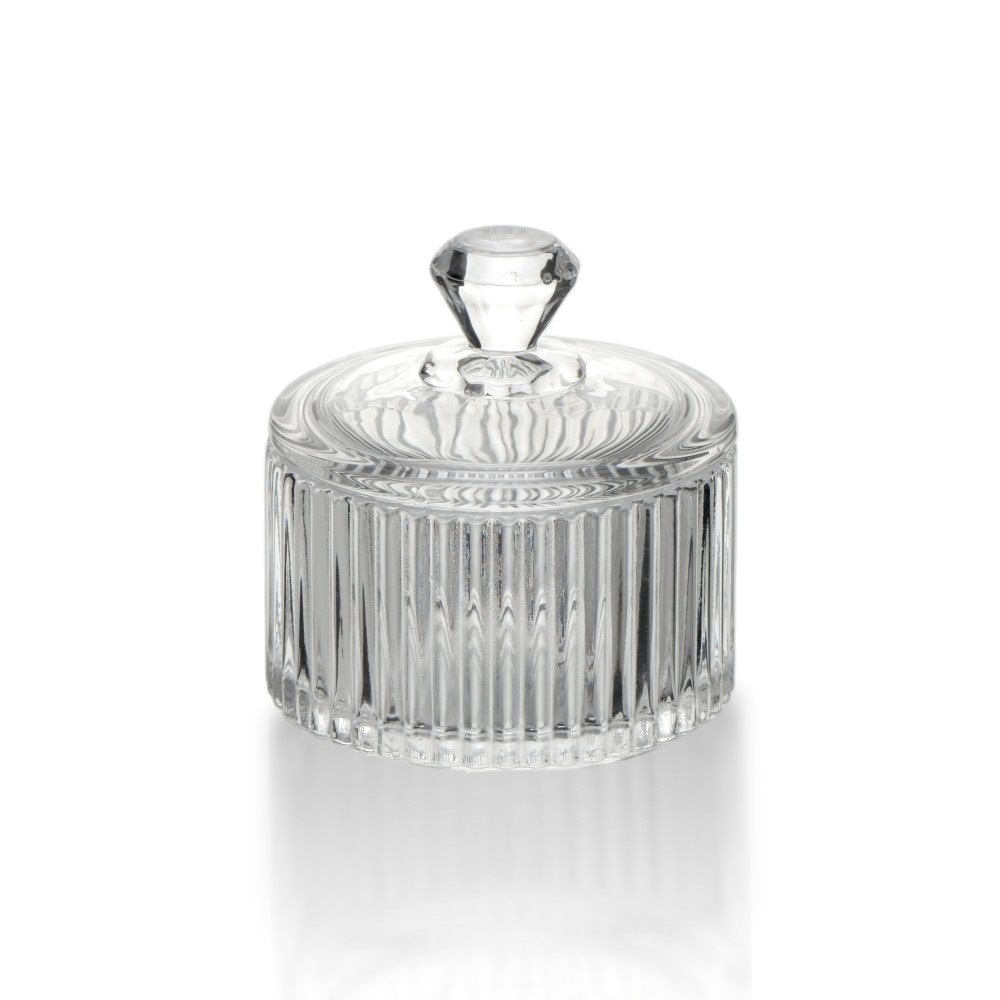 SCATOLINA IN VETRO EFFETTO CRISTALLO 3 FANTASIE