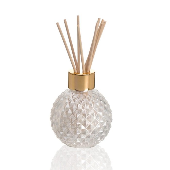 BOTTIGLIA PROFUMATORE ROMBI H.8 BIANCO