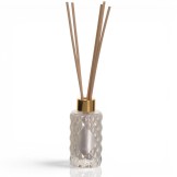 BOTTIGLIA PROFUMATORE CILINDRICA H.10 BIANCO