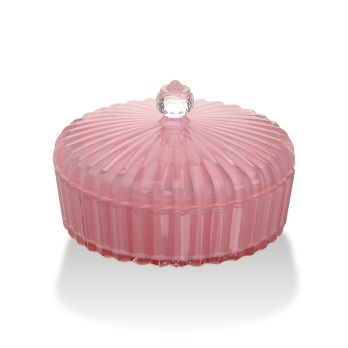 POUTICHE VETRO CONCHIGLIA ROSA PERLA 13X10