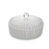 POUTICHE VETRO CONCHIGLIA BIANCO PERLA 13X10