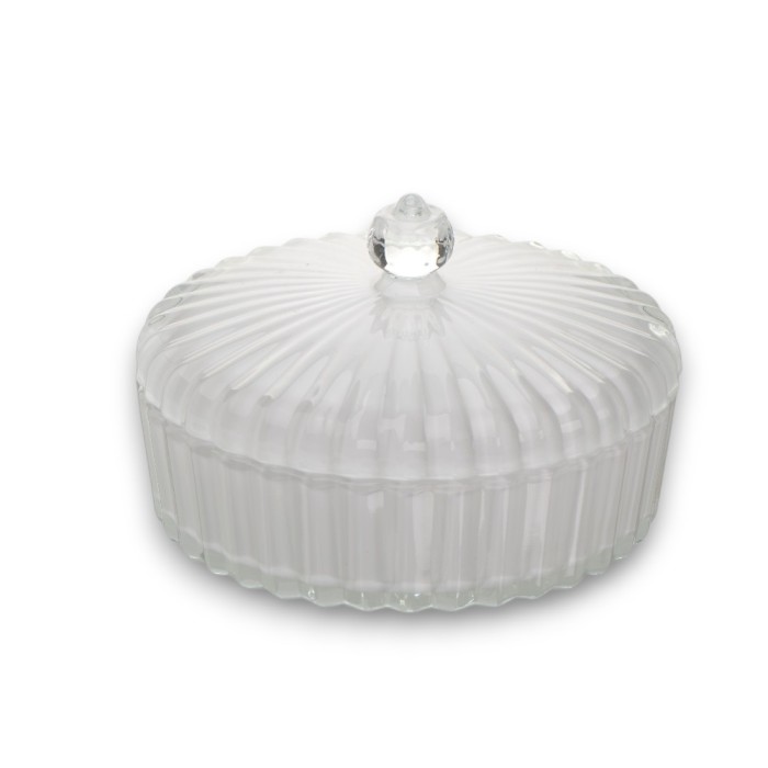 POUTICHE VETRO CONCHIGLIA BIANCO PERLA 13X10