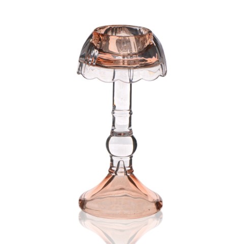 LUME PCANDELA VETRO 3 COLORI ASS. 8.5X8.5X17.3 2