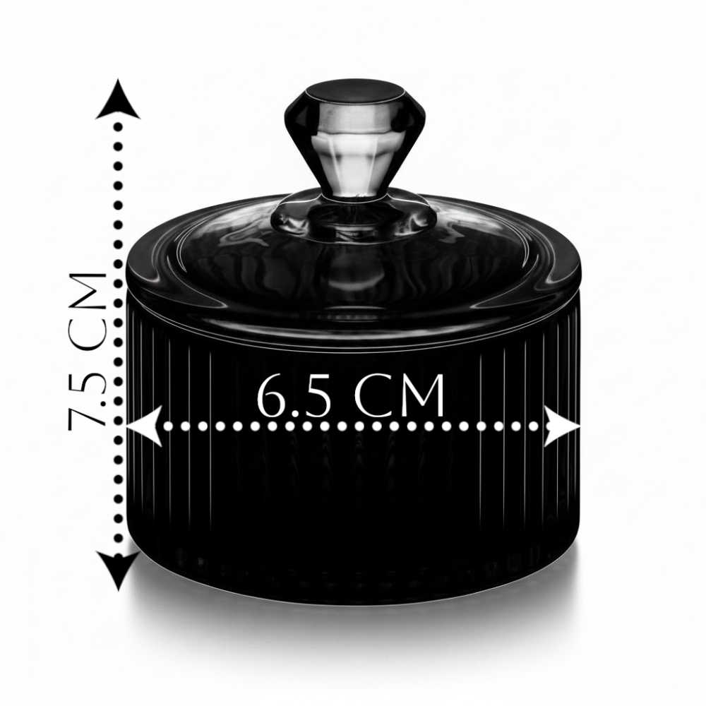 SCATOLINA IN VETRO EFFETTO CRISTALLO 3 FANTASIE