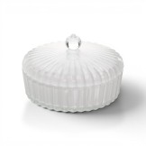 POUTICHE VETRO CONCHIGLIA BIANCO PERLA 13X10