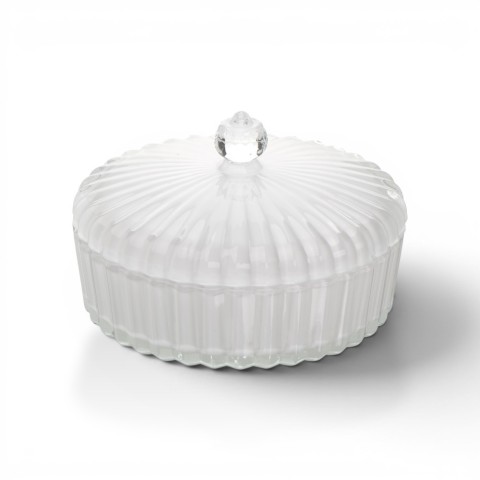 POUTICHE VETRO CONCHIGLIA BIANCO PERLA 13X10